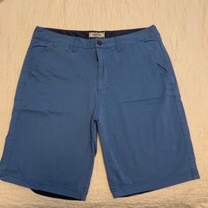 Flag & Anthem Blue Flat Front Short, Size 34